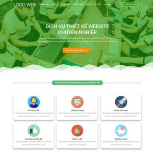 theme dịch vụ thiết kế web