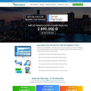 theme dịch vụ thiết kế web