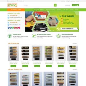 In thẻ nhựa mica