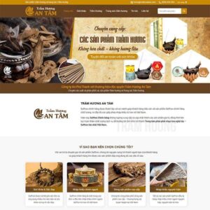 theme shop bán trầm hương