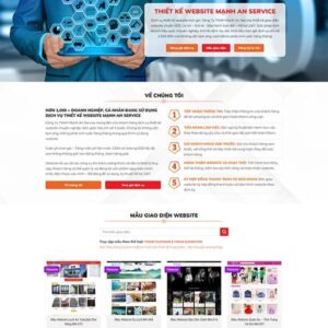 theme dịch vụ thiết kế web