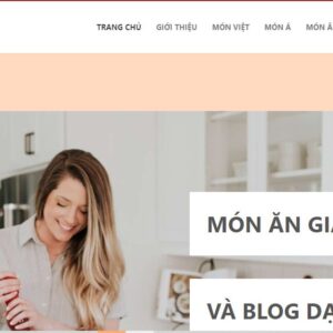 Theme blog nấu ăn