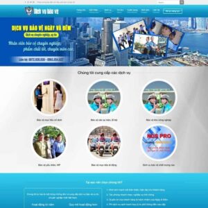 theme dịch vụ bảo vệ