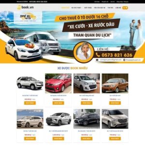 theme dịch vụ thuê xe