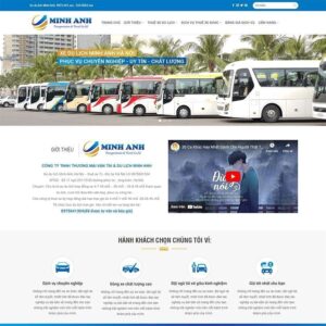 theme dịch vụ thuê xe