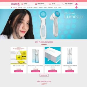 theme mỹ phẩm TPCN