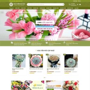 theme shop hoa tiền