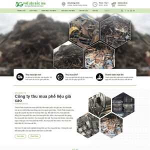 theme thu mua phế liệu