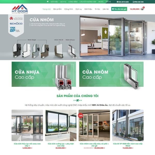 theme cửa nhôm