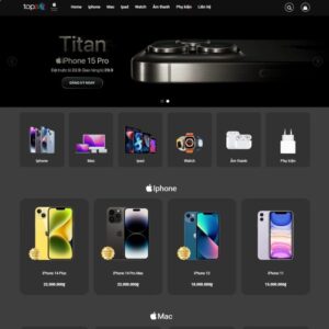 theme bán điện thoại