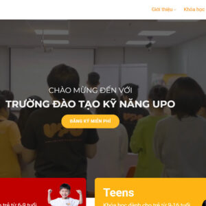 Theme trường đào tạo kỹ năng