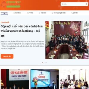 Theme tin tức sức khỏe