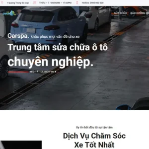 Theme chăm sóc xe
