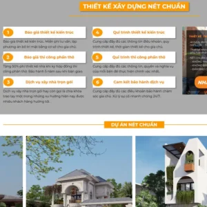 Theme công ty xây dựng Nét Chuẩn