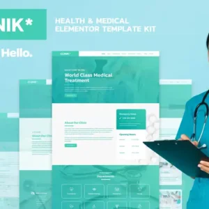 CLINIK – Hospital & Clinical Health Care Elementor Template Kit
