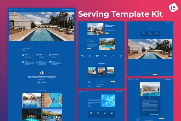 Citala — Swimming -Pool -Maintenance- Company- Elementor -Template -Kit