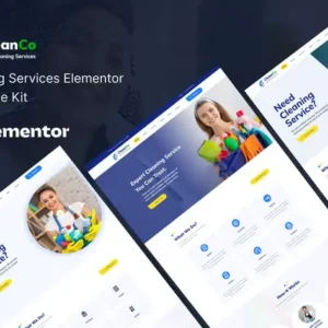 Cleanco – Cleaning Service Elementor Template Kit
