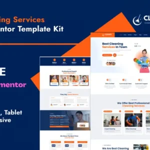 Cleanfa – Cleaning Services Elementor Template Kit