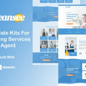 Cleansee – Cleaning Service Elementor Template Kit