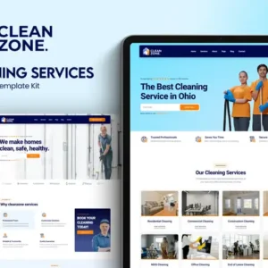 Cleanzone – Cleaning Services Elementor Template Kit