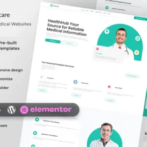 Clinicare – Elementor Template Kit Health & Medical Websites
