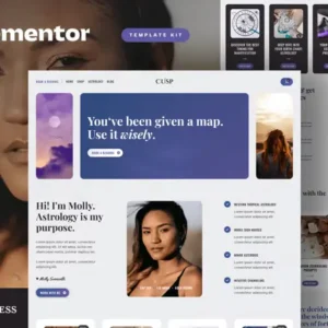 Cusp – Astrology & Horoscope Elementor Pro Template Kit