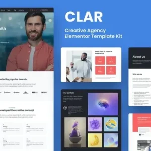 Clar – Digital Agency Elementor Template Kit