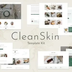 CleanSkin | Handmade Organic Soap & Natural Cosmetics Template Kit