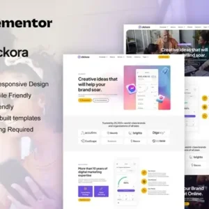Clickora – Digital Marketing Agency Elementor Template Kit