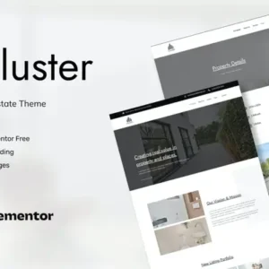 Cluster – Real Estate Elementor Template Kit