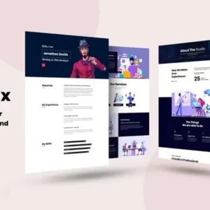 Coax – Agency And Personal About Us Elementor Template Kit