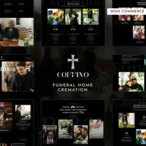 Coffino – Funeral Home Services & Cremation Elementor Pro Template Kit