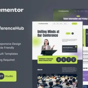ConferenceHub – Professional Event Elementor Template Kit