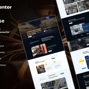 Conse – Industrial & Laser Cutting Services Elementor Template Kit