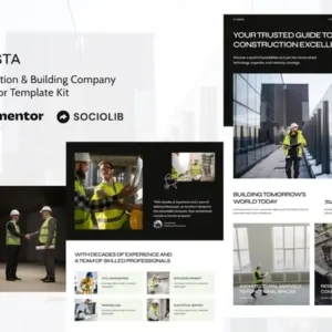 Consta – Construction & Building Company Elementor Template Kit