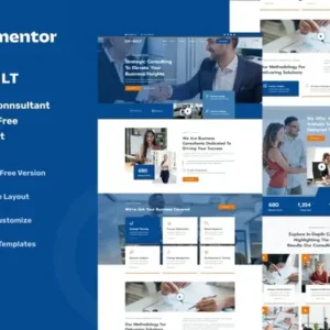 Consult – Business Consulting & Strategy Elementor Template Kit