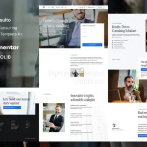 Consulto – Business Consulting & Coaching Elementor Template Kit