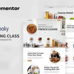 Cooky – Cooking Class Elementor Template Kit