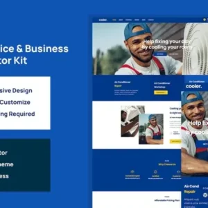Cooler – AC Service & Business Elementor Pro Template Kit