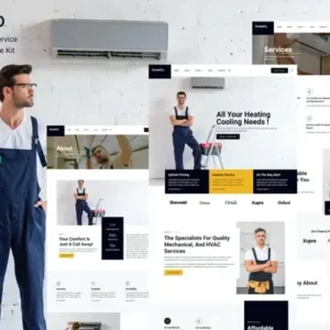 Coolsco – Air Conditioning Heating & HVAC Elementor Pro Template Kit