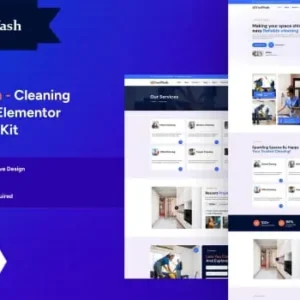Coolwash – Cleaning Services Elementor Pro Template Kit