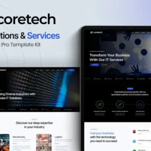 Coretech – IT Solutions & Services Elementor Pro Template Kit