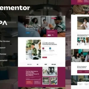 Cospa – Coworking Space & Virtual Office Elementor Template Kit