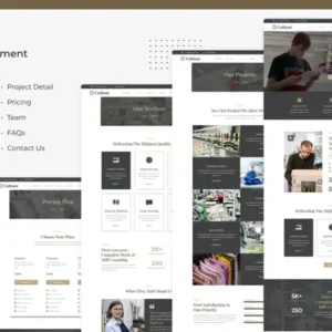 Cottone | Textile & Garment Industry Elementor Template Kit