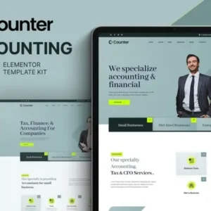 Counter – Accounting Firm Elementor Template Kit