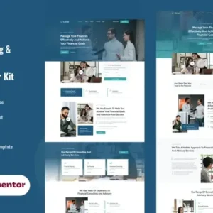 Covad – Financial Consulting & Advisory Services Elementor Template Kit
