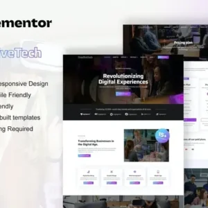 CreativeTech – Digital Marketing Agency Elementor Template Kit