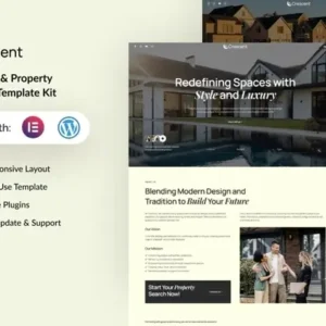 Crescent – Real Estate & Property Elementor Template Kit