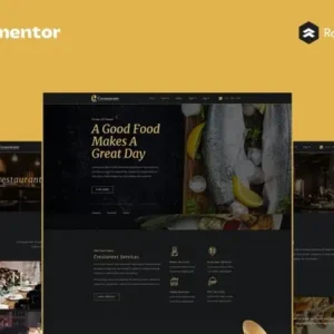 Crestaurant – Elegant Restaurant Pro Full Site Template Kit