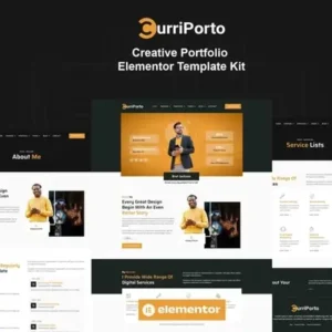 Curriporto – Creative Portfolio Elementor Pro Template Kit